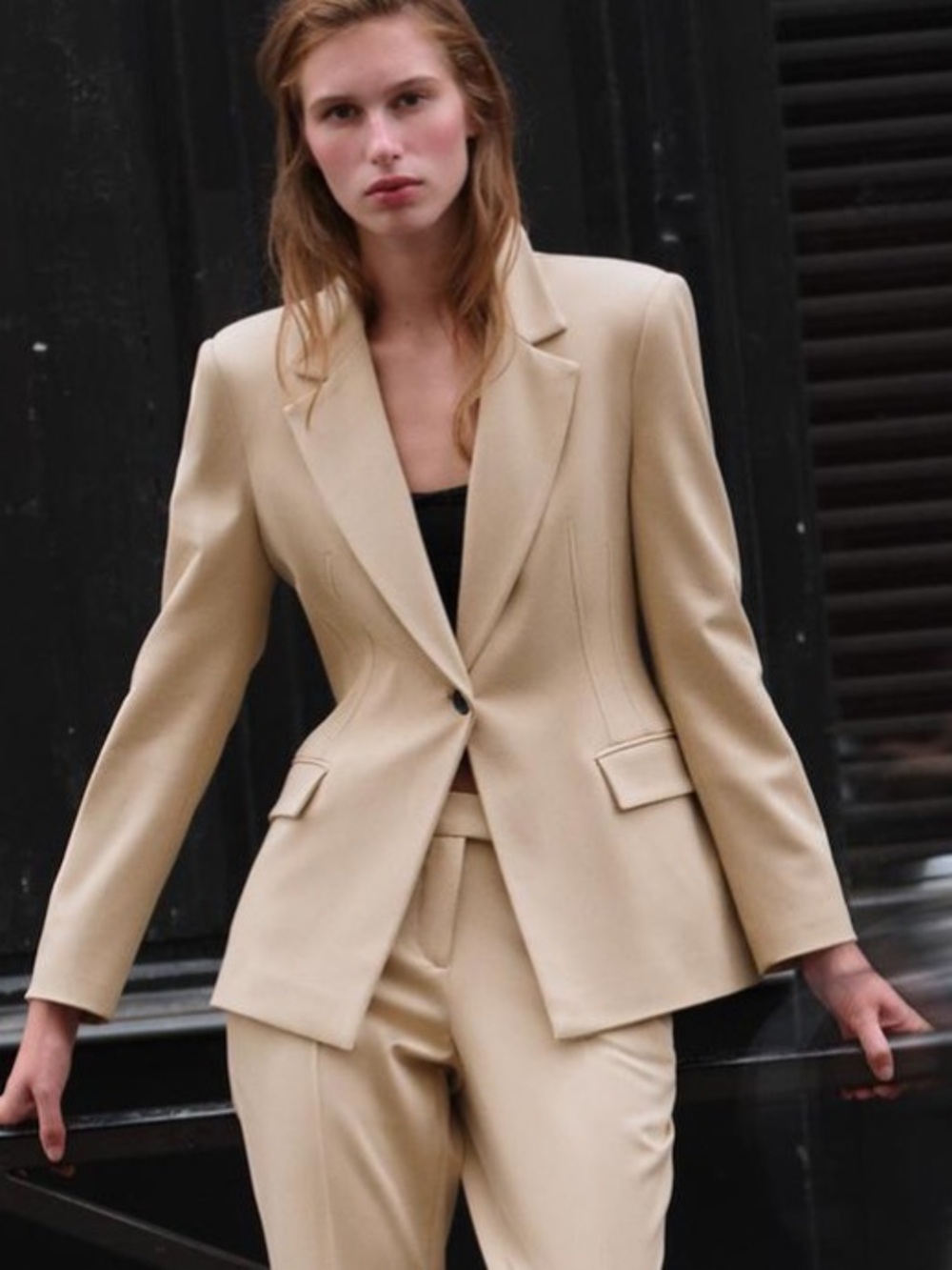 Zara NWT fitted structured blazer 8530/504